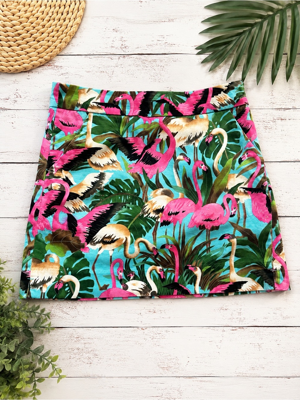 Loudmouth Flamingo Print Golf Skort Sz 2